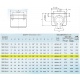 Rodamiento lineal SBR20UU 20mm
