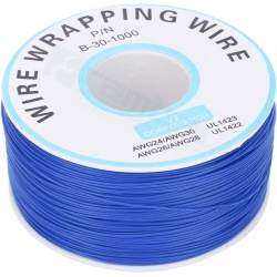 Cable Rollo Cobre Azul - 30AWG 230mt