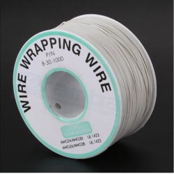 Cable Rollo Cobre Blanco - 30AWG 230mt