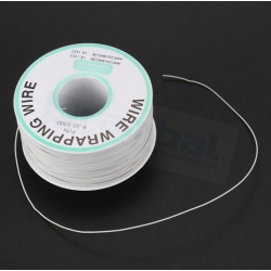 Cable Rollo Cobre Blanco - 30AWG 230mt