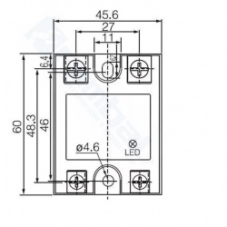 Rele Estado Solido 100A ( Relay )