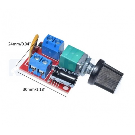 Controlador PWM 5A Motor DC 3-35V