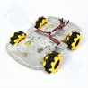 Robot chasis de coche 4WD Mecanum