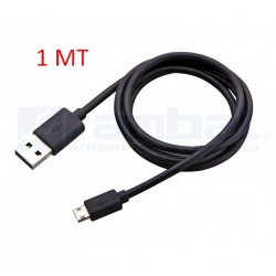 Cable Micro USB Negro 1 mt.