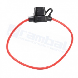 Portafusibles 14 AWG 20A