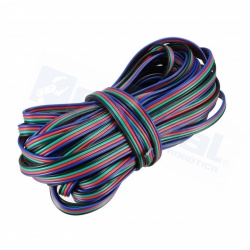Cable extensión RGB 22 AWG 4 pines 10 M