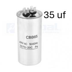Condensador Arranque CBB65 CBB60 35uf 450V AC, Partida