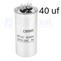 Condensador Arranque CBB65 CBB60 40uf 450V AC, Partida