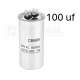 Condensador de arranque CBB65 100uf 450V AC, partida Motores