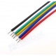 Cable Estañado 24 AWG 20cm/100 Piezas