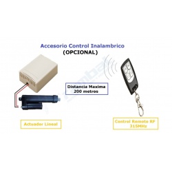 Actuador 4" Lineal 12V 04P 80Kg IP68