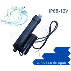 Actuador 4" Lineal 12V 04P 80Kg IP68