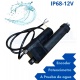 Actuador lineal Industrial 4" 04POT + feedback Potenciometro 80Kg IP68 12V