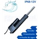 Actuador lineal Industrial 4" 04POT + feedback Potenciometro 80Kg IP68 12V