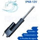 Actuador lineal Industrial 8" 08POT + feedback Potenciometro 80Kg IP68 12V