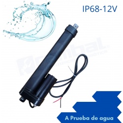 Actuador 8" Lineal 12V 08P 80Kg IP68