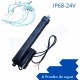 Actuador 8" Lineal 24V 08P 80Kg IP68