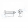 Tornillo Hexagonal M5  L8mm