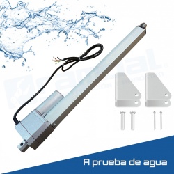 Actuador Lineal 14POT + Feedback Potenciómetro 70Kg IP66 12V