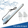 Actuador Lineal 14POT + Feedback Potenciómetro 70Kg IP66 12V