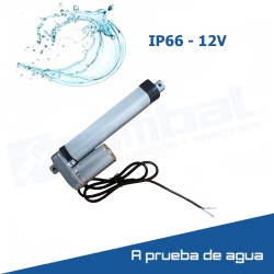 Actuador Lineal 4" 12V 04PZ 95kg IP66