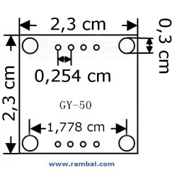 Modulo Giroscopio 3 Ejes L3G4200D