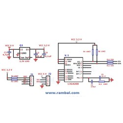 Modulo Giroscopio 3 Ejes L3G4200D