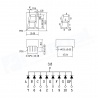 Display 7 Segmentos - 1 Digito 0.56" Cat. Comun Red