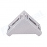 Soporte esquina para perfil 28x28x20mm