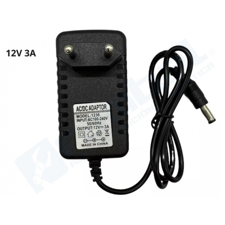 Transformador AC/DC 12V 3A Regulado