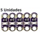 5 Unid. Amarillo Modulo LED LilyPad