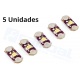 5 Unid. Azul Modulo LED LilyPad