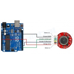 Motor Engranaje Encoder VR4