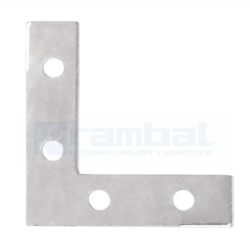 Soporte 50x50 tipo L para perfiles aluminio 2020