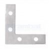 Soporte 50x50 tipo L para perfiles aluminio 2020