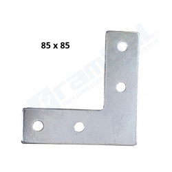 Pletina Conector Soporte 85 x 85 Tipo L Perfiles 2020 CNC