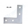 Pletina Conector Soporte 85 x 85 Tipo L Perfiles 2020 CNC