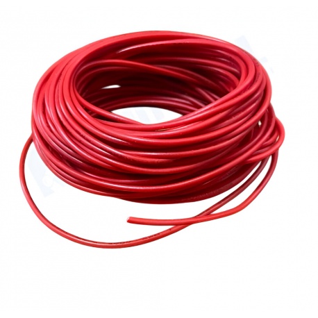Cable Flexible 24 AWG Rojo