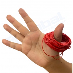 Cable Flexible 24 AWG Rojo