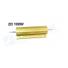 Resistencia de alta potencia de 2 ohmios y 100 watts