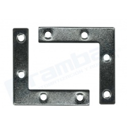 Soporte 50x50 tipo L para perfiles aluminio 2020