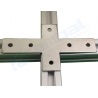 Soporte Tipo Cruz para Perfiles Aluminio 2020