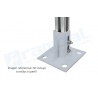 SOPORTE PARA PERFIL DE ALUMINIO 2020