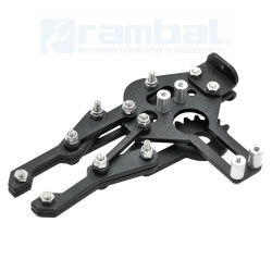 Brazo Robotico de Pinza Metalico