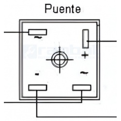 Puente Rectificador KBPC5010 AC 50A 1000V