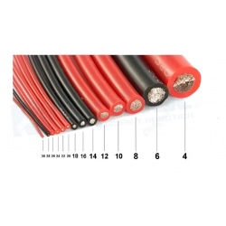 Cable Flexible 24 AWG Rojo