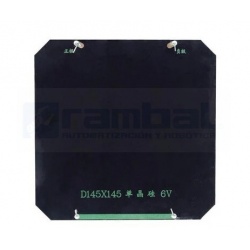 Panel Solar Fotovoltaico 6V 550mA - 3.3W 145X145mm