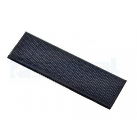 Mini Panel Fotovoltaico 6V 100mA - 0.6 W 128X38mm 
