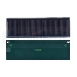 Mini Panel Fotovoltaico 6V 100mA - 0.6 W 128X38mm 