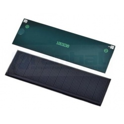 Mini Panel Fotovoltaico 6V 100mA - 0.6 W 128X38mm 
